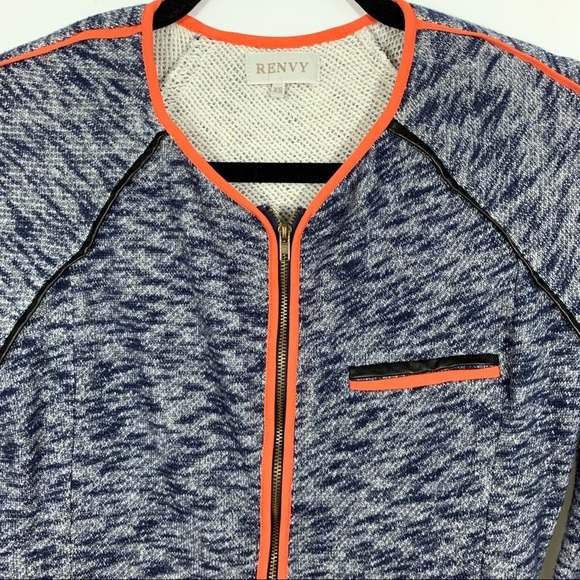 Renvy Zip up Sweater Cardigan Top - Picture 3 of 6